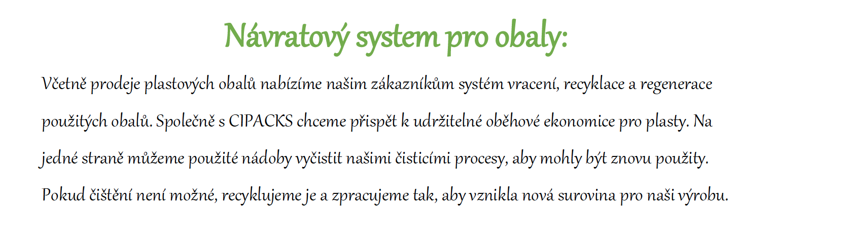 Navratový systém